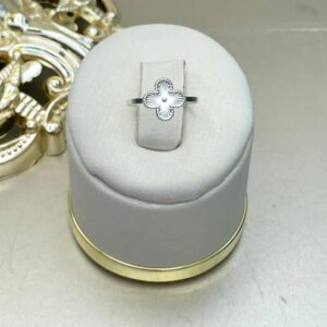 Anillo Trébol Plata N° 23
