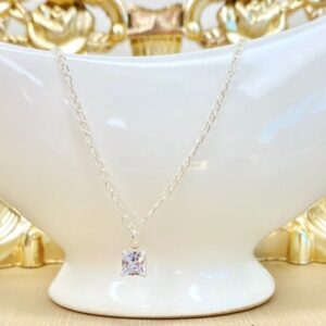 Tobillera Cristal Oro Blanco